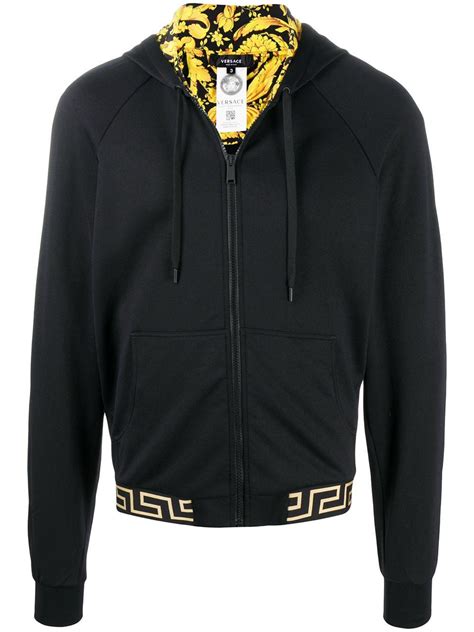 versace zipper hoodie|versace zip up hoodie.